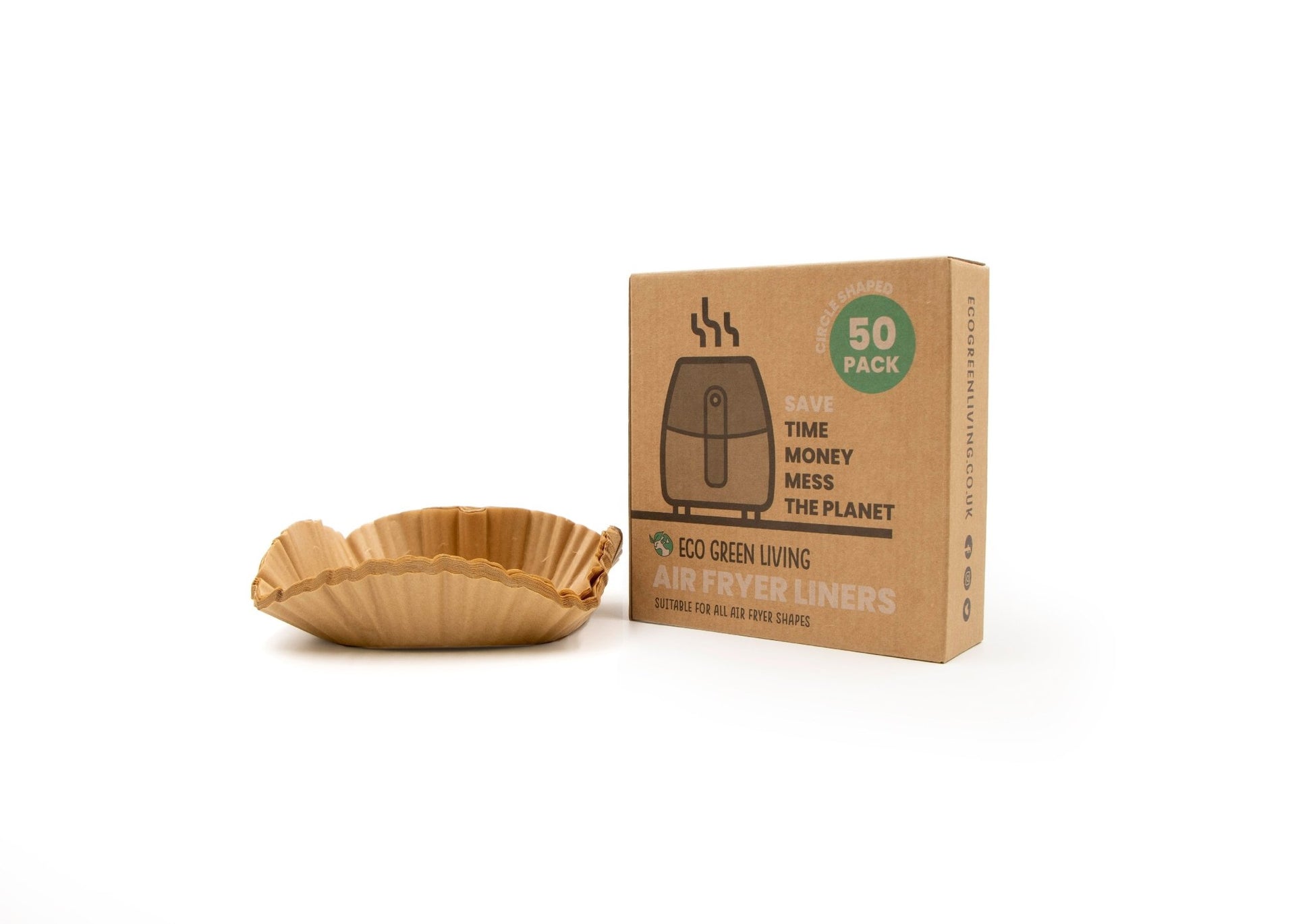 Air Fryer Liners 2x50 Papers, suitable for all air fryers. - EcoGreenLiving