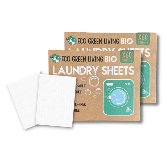 Laundry Sheets (Un - scented) 60 x 2, 120 sheets - EcoGreenLiving