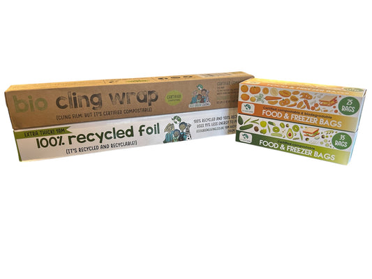 Student Eco Pack - Foil, Film, Freezer bags - Save 30% with your Student Discount - EcoGreenLiving